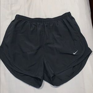 All black Nike shorts